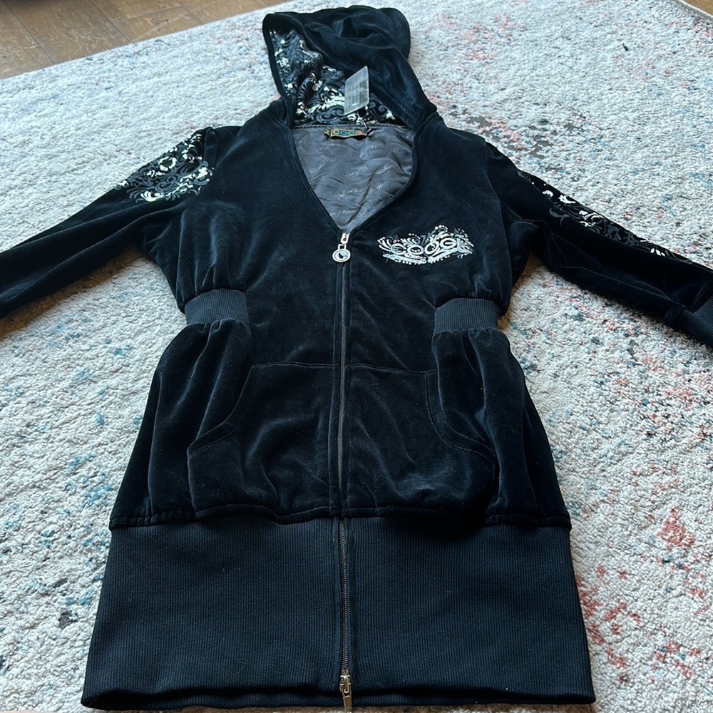 Coogi Velour Jacket Size XL NWT